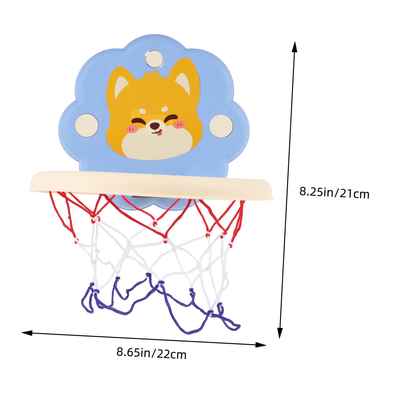 KOMBIUDA Basketball Rim Boys and Girls Room Decor Plastic Basketball Training Frame