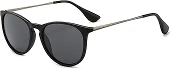 SUNGait Premium Vintage Round Sunglasses for Women and Men