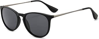 SUNGAIT Premium Vintage Round Sunglasses for Women Men Classic Retro Trendy Style