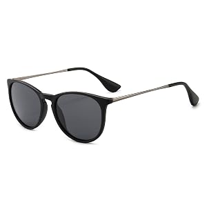 SUNGAIT Premium Vintage Round Sunglasses for Women Men Classic Retro Trendy Style