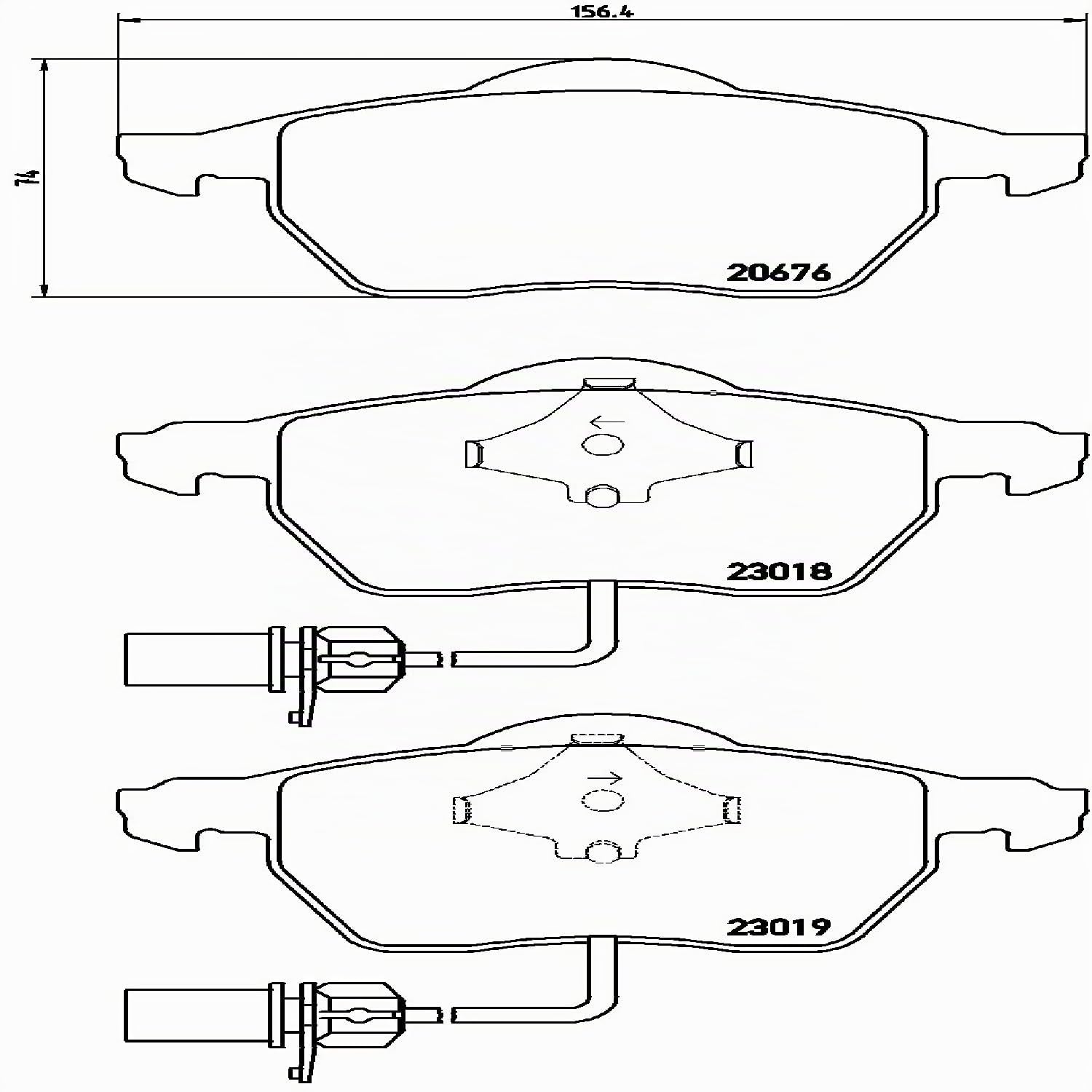 Brembo P 85 085 Pastillas de Frenos