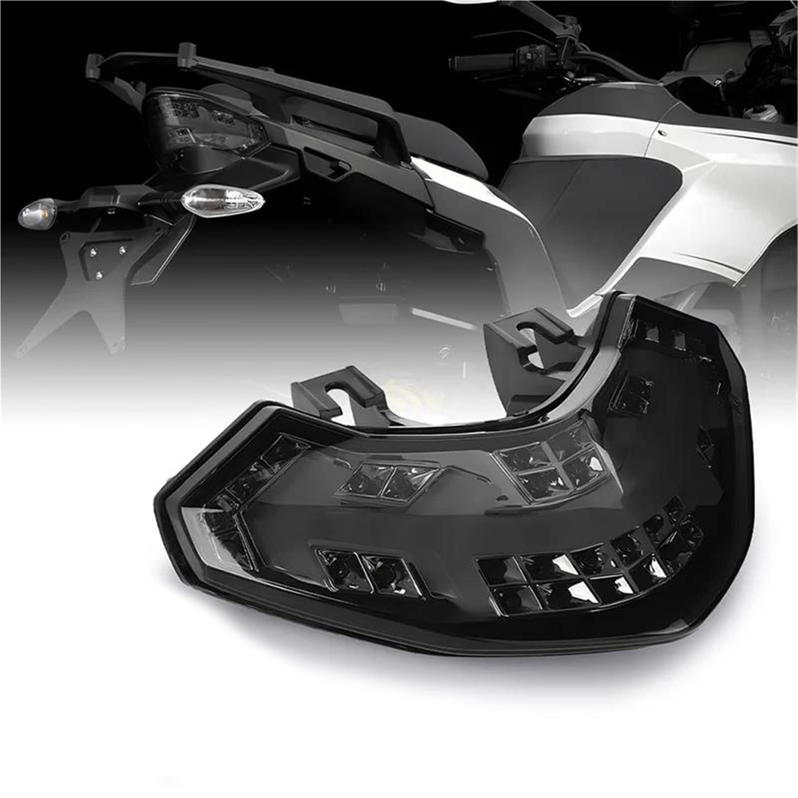 Feu arrière de moto pour Ducati Multistrada 1200 2010-2014 avec clignotants