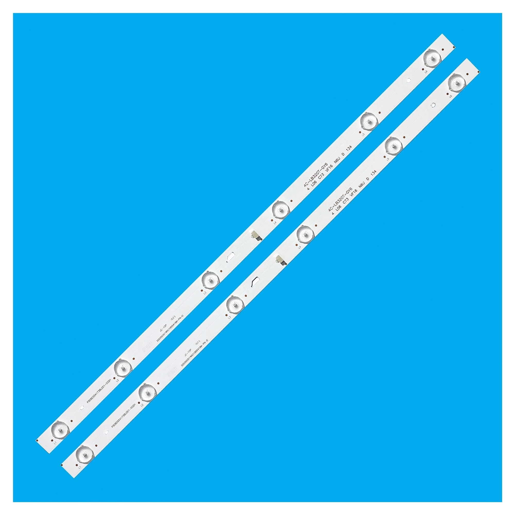 YUEZUYIOU LED Backlight Strip for T-homson 32HB3105 32HB3104 32HC3101 32hb3103 32HC3106 T32D19DHS-01B PB08D554173BL051-003H(30 PCS for 15 TV)