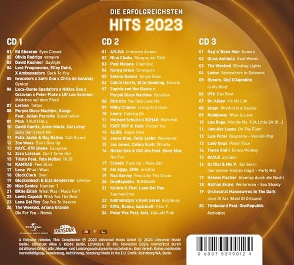 Die Ultimative Chartshow - Die erfolgreichsten Hits 2023