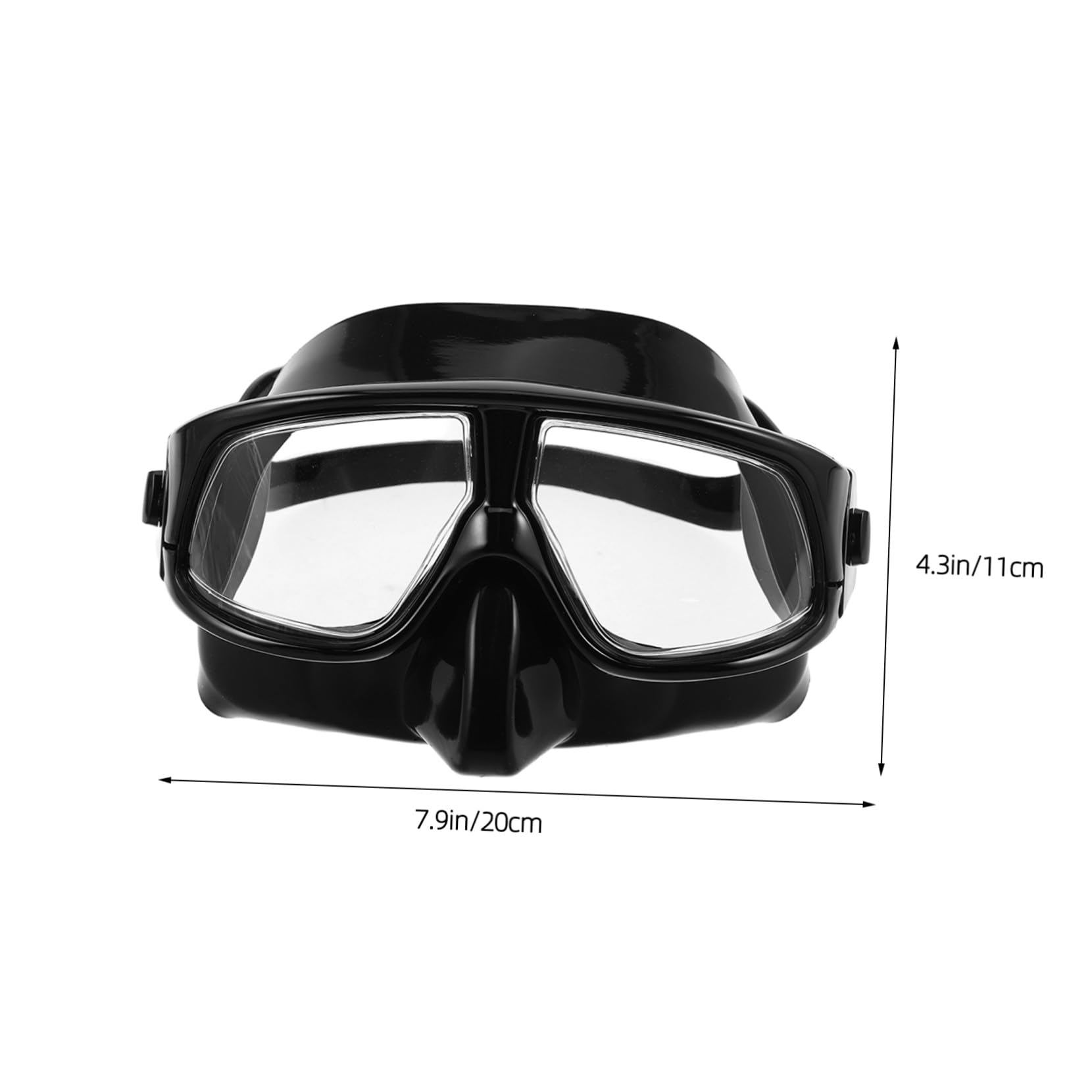 TOYANDONA Máscara de Buceo Ligera con Correa Ajustable y Estanqueidad Diseño Volumen para Snorkel y Buceo con Visión para Exploración Acuática
