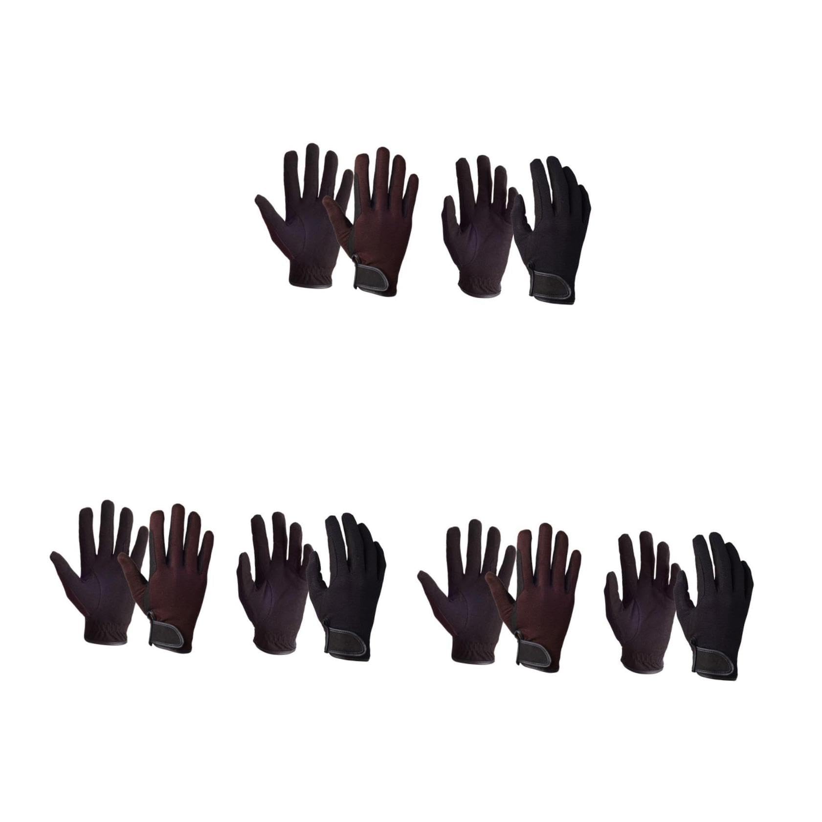 Happyyami 3 Paia Di Guanti Da Cavallo Accessori Equestri Guanti Per Allenarsi Da Equitazione Da Sci Da Arrampicata Da Sci Da Ciclismo Unisex