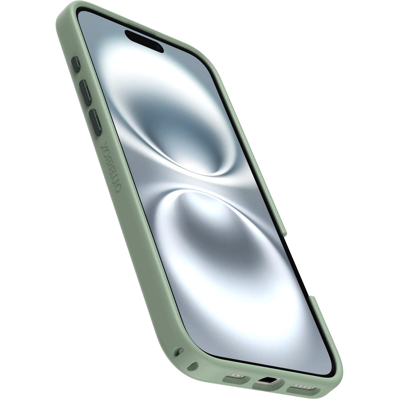 OtterBox Symmetry MagSafe Hülle für iPhone 16 Plus, Grün – Ansicht 3