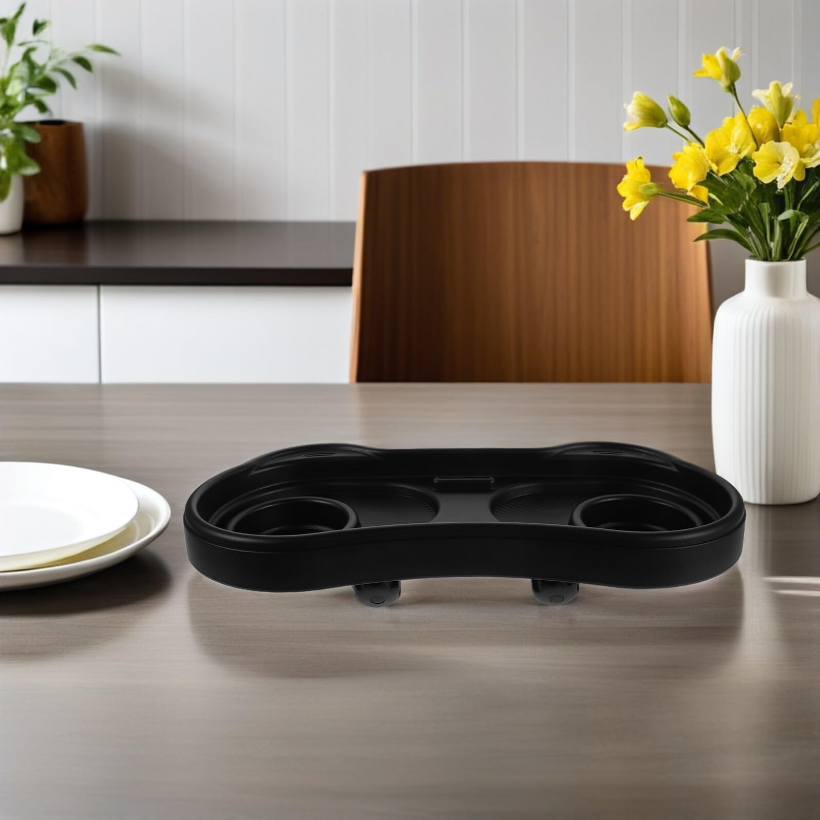 Plateau De Poussette Pour Enfant Plateau Pour Trotteur Support Pour Poussette Abs Noir