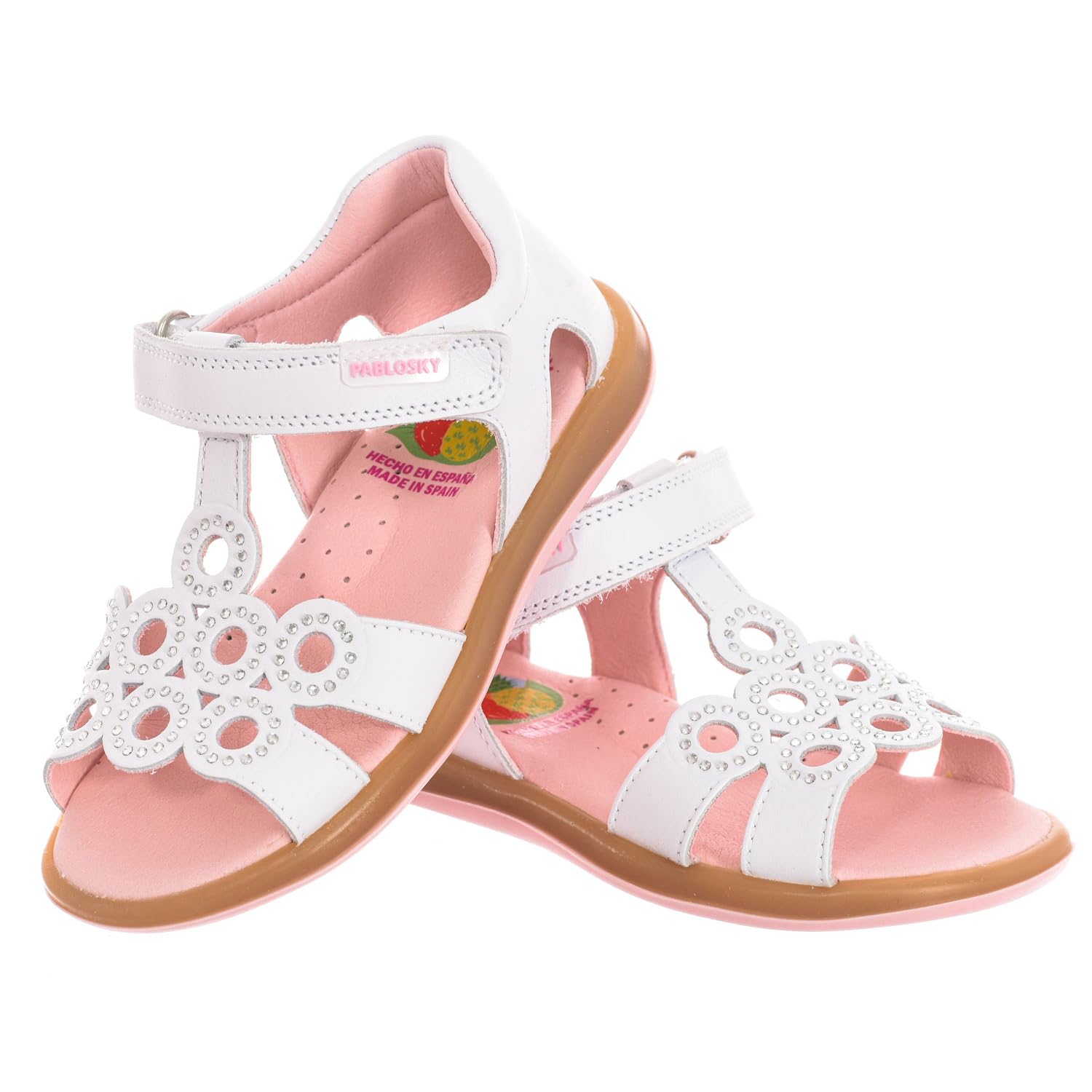 Pablosky 014200, Sandali con Tacco Bambine e Ragazze