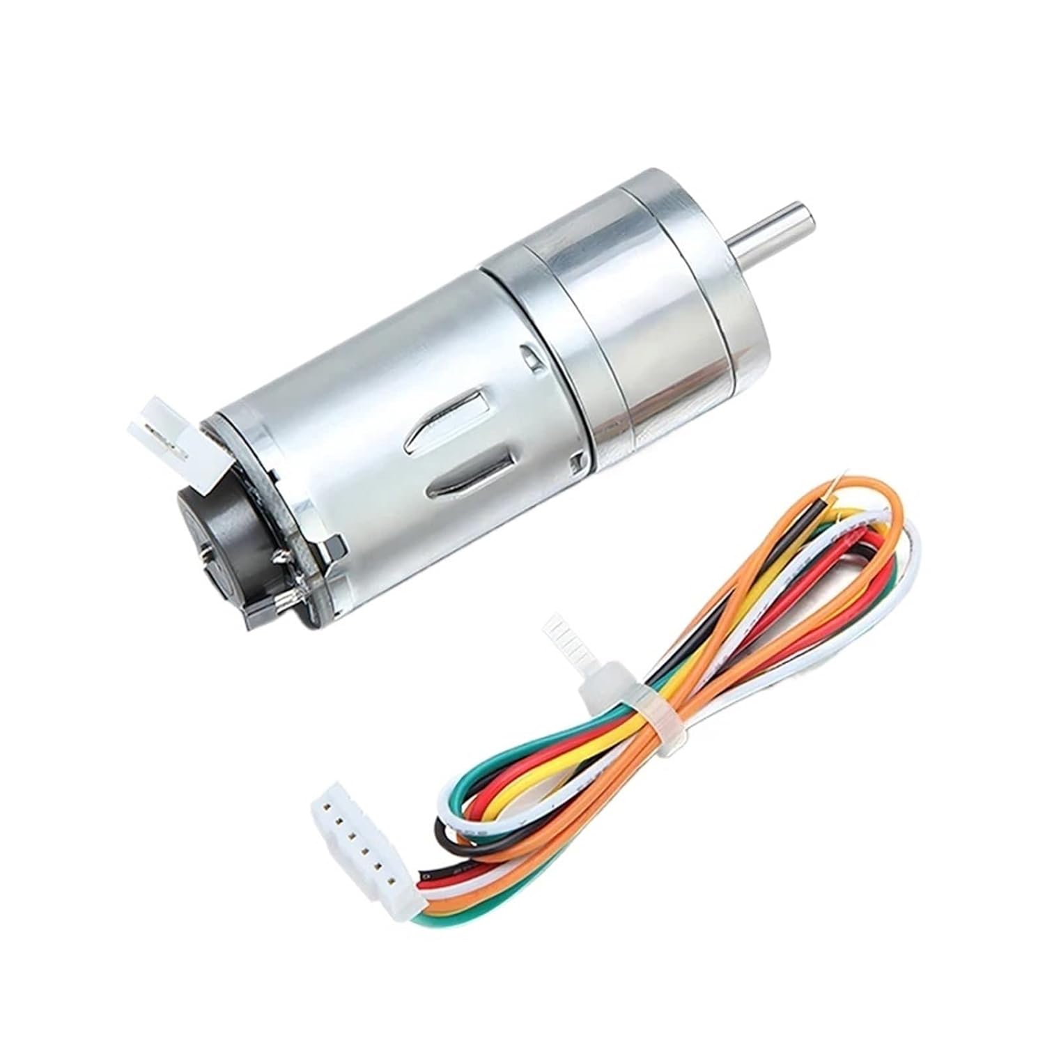 25GA370 DC Geared Motor with Encoder and Speed Dial High Power and 6V 12V 24V JGA25-370B 25mm Gear Reducer(Single Motor,35 RPM,12V)