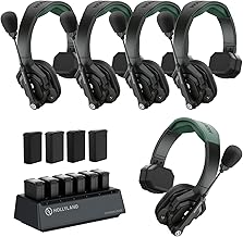 Hollyland Solidcom SE PRO 4 User ENC Wireless Intercom System with 400m Range and Single 3.5mm Headset (1.9GHz Version)