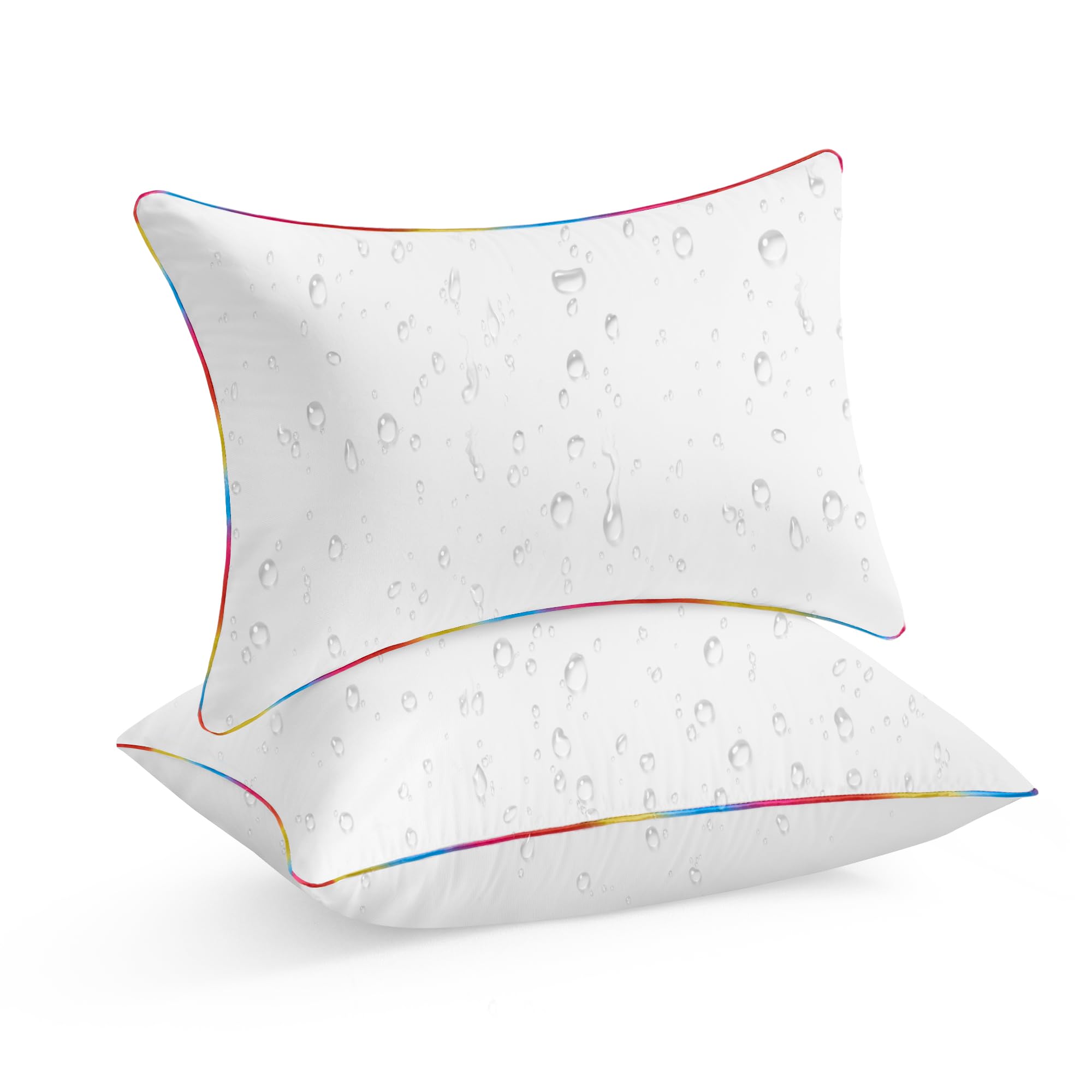 LEBO 12 x 20 Outdoor Waterproof Pillow Inserts - TPU Coated Soft Fluffy Down Alternative Lumbar Pillows for