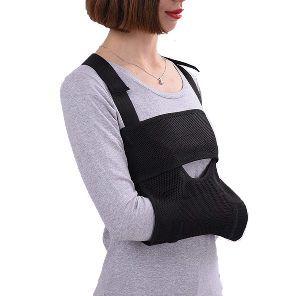 Cabestrillo para Brazo Cabestrillo para Hombro: lesión o Fractura de Brazo, Hombro y muñeca, Adulto, Negro, Hombro Fijo