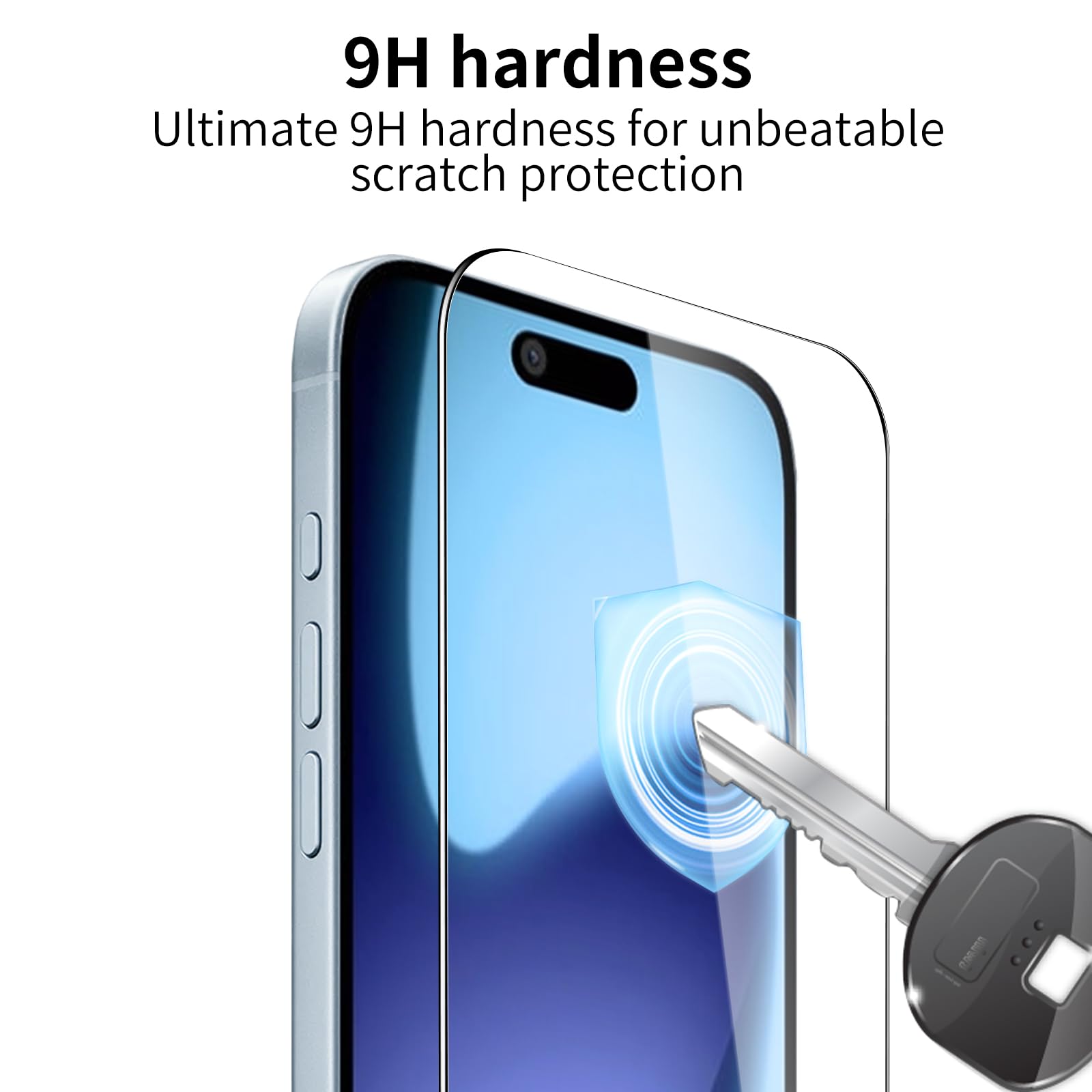 3+3 szt. do iPhone'a 17 Air osłona ekranu + osłona obiektywu aparatu (z ramką instalacyjną, odporna na zarysowania folia ze szkła hartowanego, ochrona przed upadkiem, przezroczysta HD, łatwa