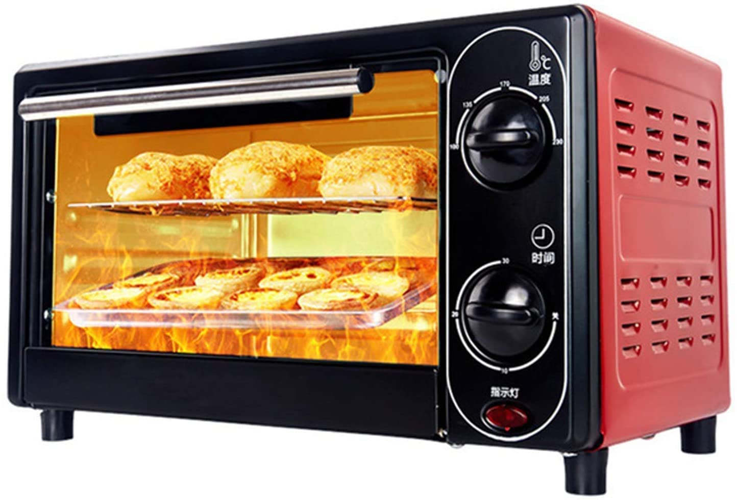 Four à micro-ondes en argent Tact de qualité supérieure - Idéal pour rôtir, cuire au four à micro-ondes