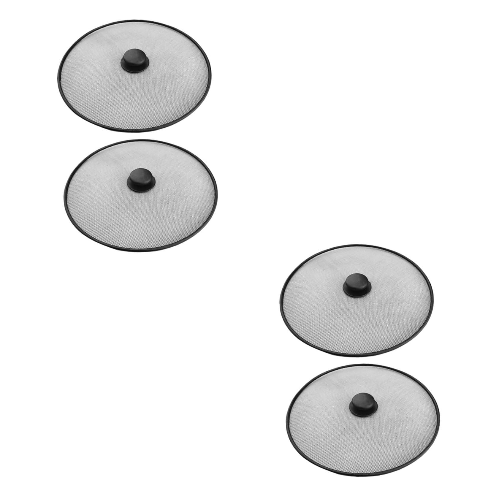 4piezas Cubierta Antisalpicaduras De Acero Inoxidable para Olla Protector De Salpicaduras De para Cocina Diseño De Malla Densa y Antideslizante