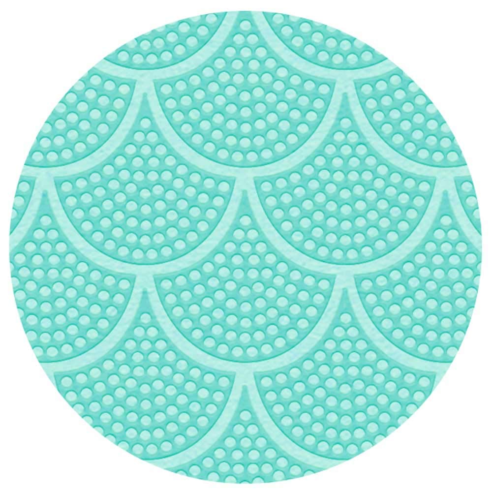 Fotokarton Deluxe, 10 Blatt Karton 300 g/qm ca. 48 x 67 cm, aus Frischzellulose, durchgefärbt, einseitig veredelt mit Glanzlack, Fischschuppen