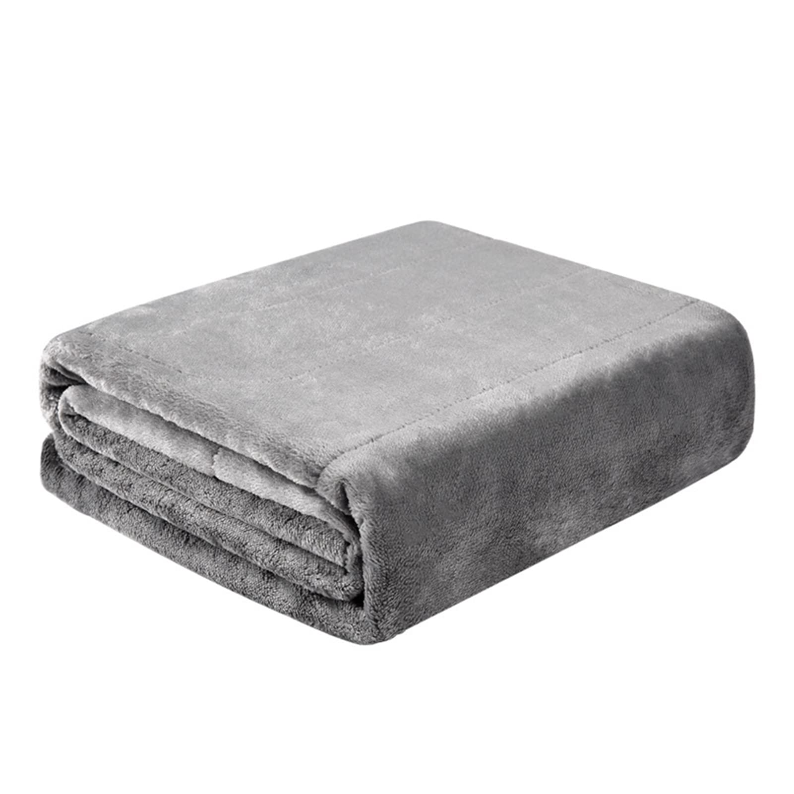 VALINK Couverture chauffante électrique, 140 x 80 cm/160 x 85 cm, couverture chauffante en flanelle douce, USB 5 V, sans fil, pour la maison, le bureau, le camping, gris épais