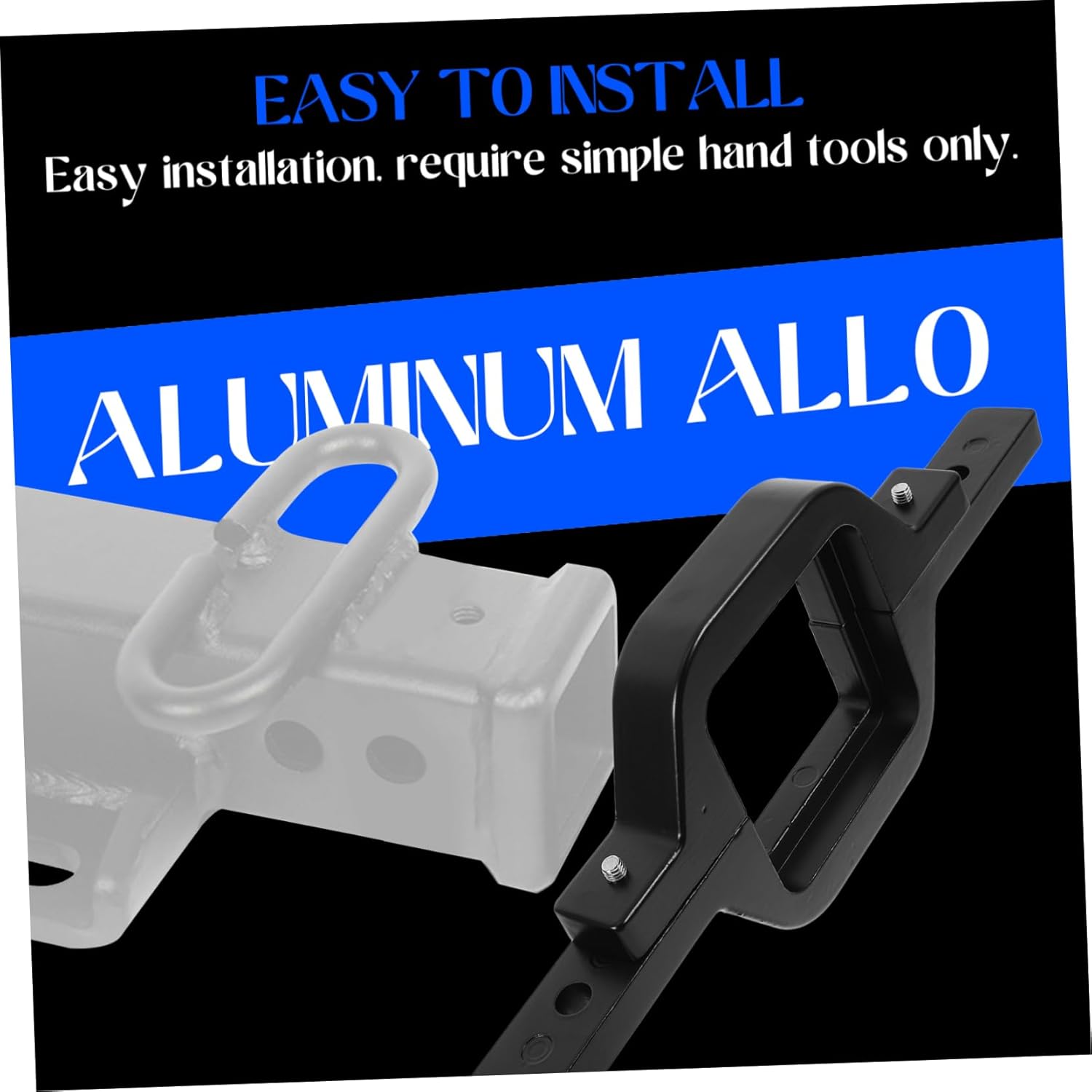 Trailer Tow Hitch Mount Bracket for Led Backup Reverse Lights Offroad Lighting for Trucks Suvs and Trailers Easy Installation Fit