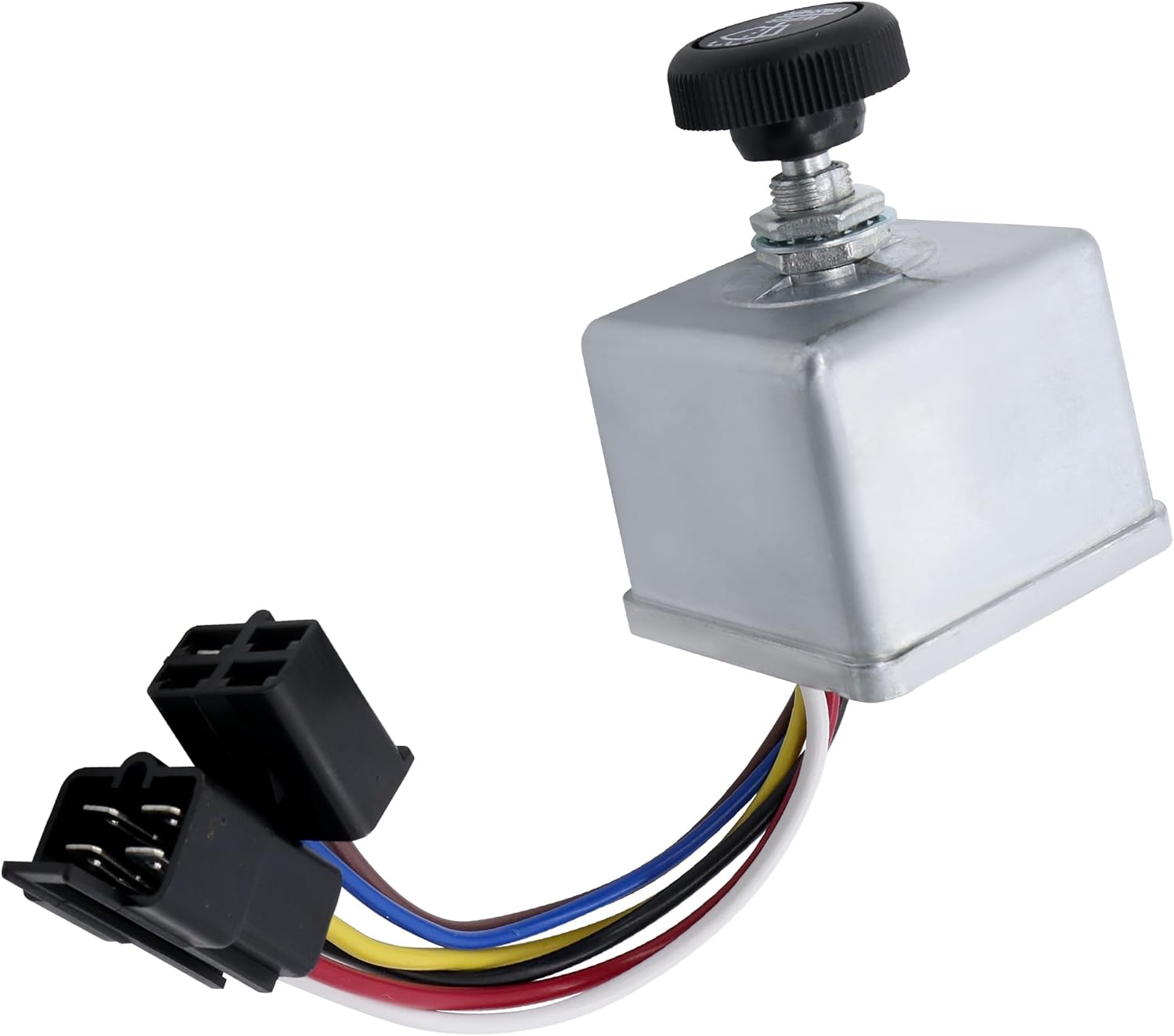 HiSport 75600-26/7560026 Wiper Switch with Knob Compatible with Peterbilt 300 Series 6-Lead Knob Wiper Switch Control Replace 220 378 379 387