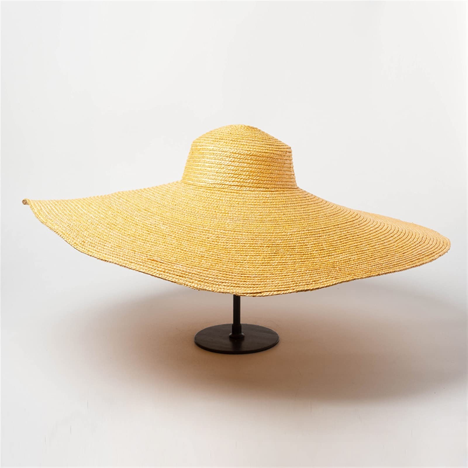Chapeau de Soleil pour Femme Chapeaux de Plage surdimensionnée de l'été pour Femmes Grand Chapeau de Paille Chapeau de Voyage Chapeau d’été (Color : Navy, Size : One Size)