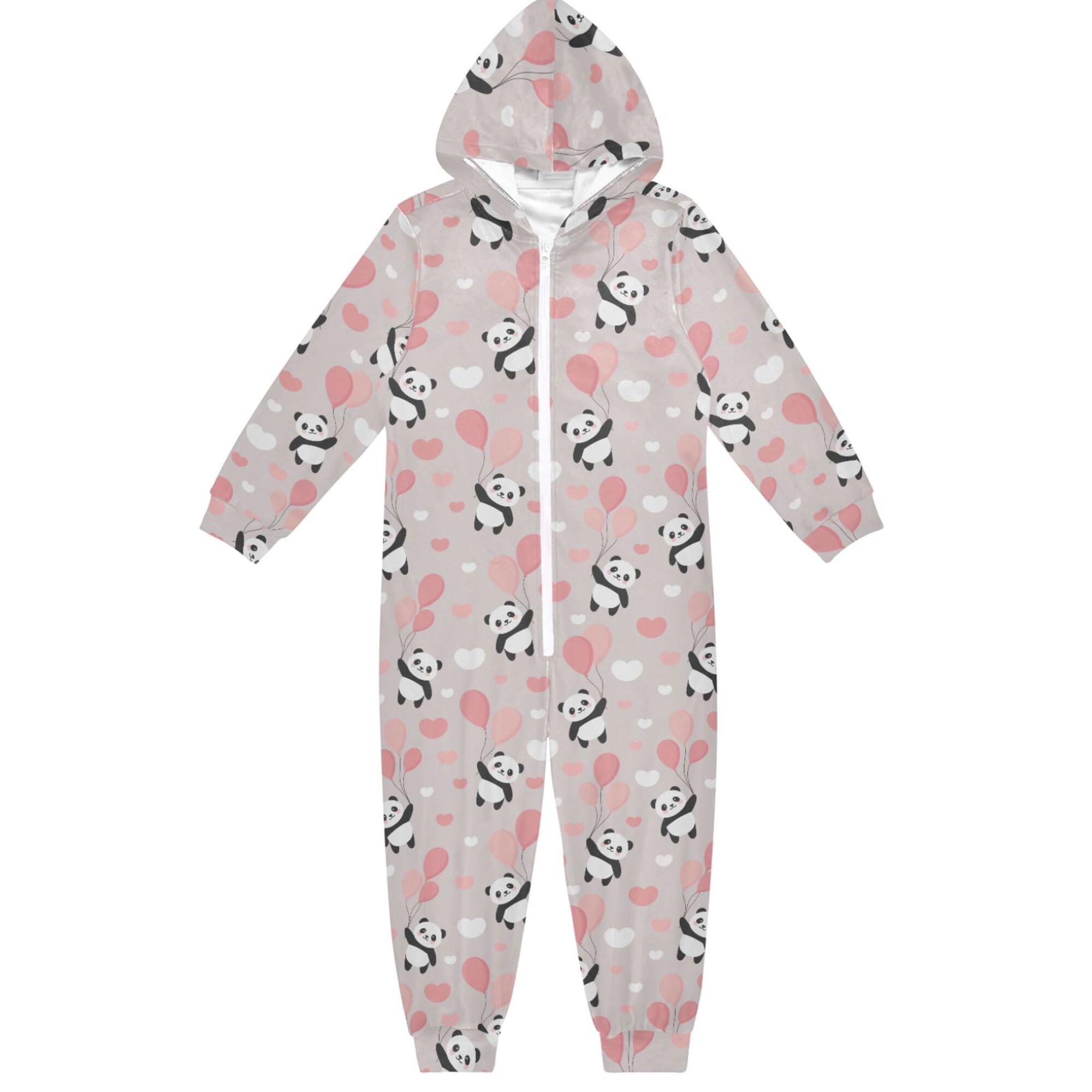 Pigiama intero in flanella con cappuccio e cerniera, tuta coordinata per bambini, motivo dinosauro, morbida e calda, abbigliamento sportivo per la casa, 5-6T