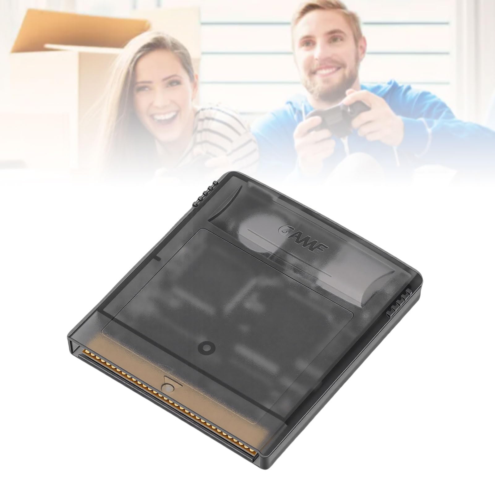 Tonysa Cartuccia Flash per Gameboy, Cartuccia Multi Gioco Compatibile con Gameboy Color/GBA/GBA SP/Pocket, con Porta USB e 8 GB di Spazio di Archiviazione per Backup di Giochi e (Nero