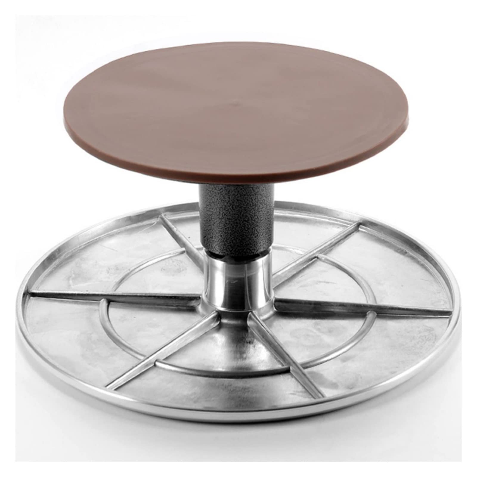 Présentoir à Gâteaux Plateau tournant for gâteaux, Ensemble d'outils, Plateau en Alliage d'aluminium, Plateau tournant for Produits de Maison, support à gâteaux pour Bonbons et gâteaux(A)