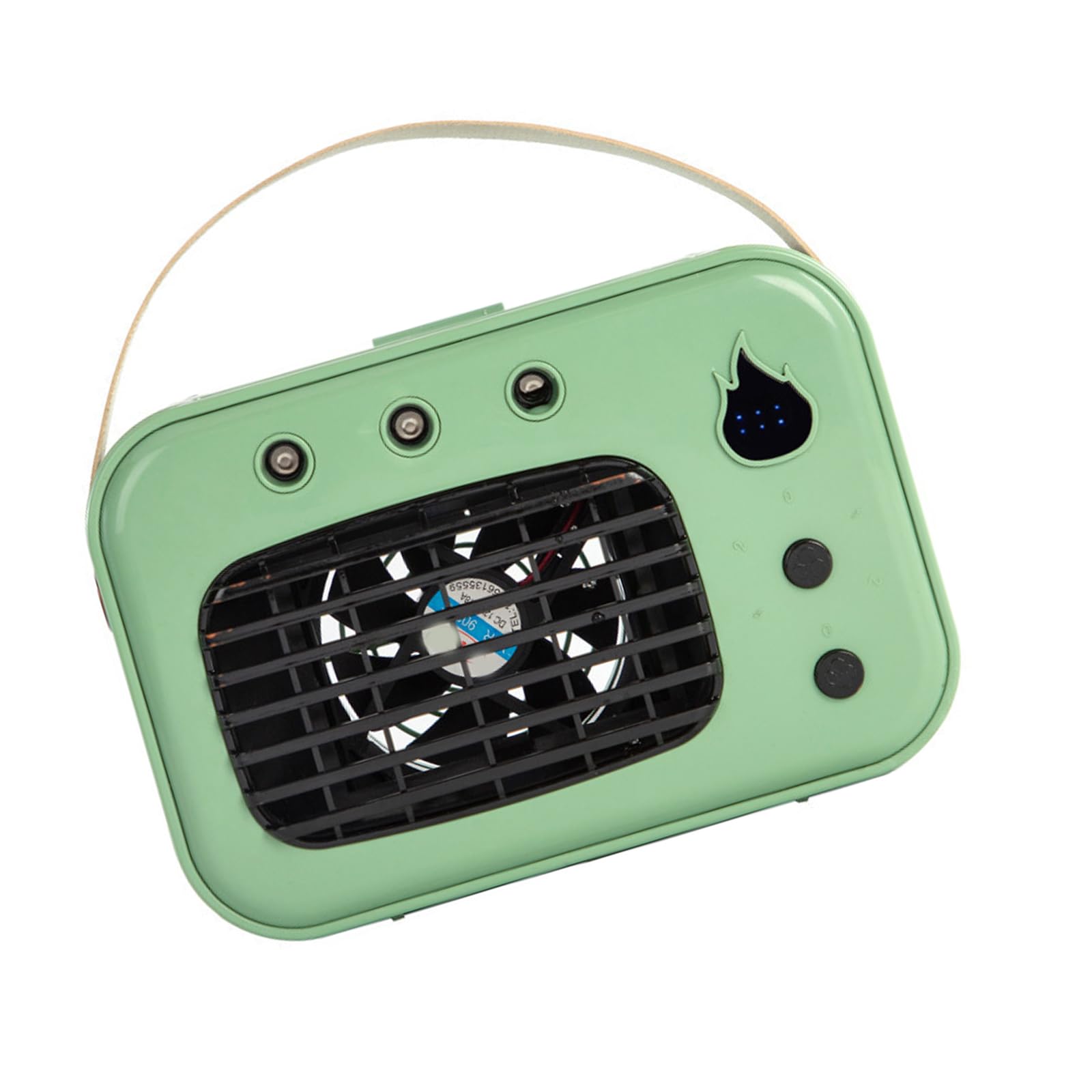 Compact Individual Climate Fan with Adjustable Humidity and Sleep Mode for Desk Areas Usb Powered Cooler