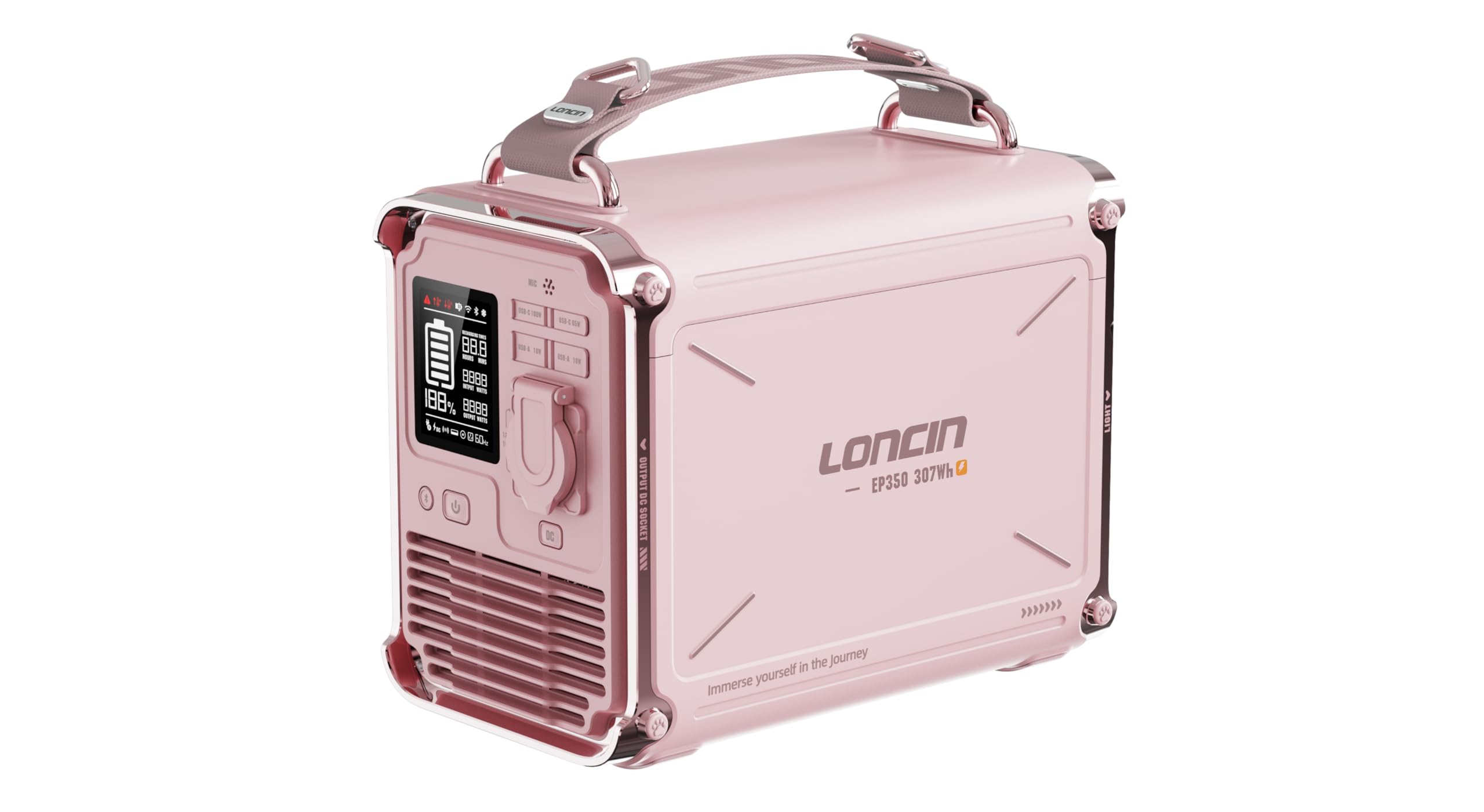 Amazon.co.jp: Loncin ポータブル電源 307Wh容量 急速充電45分