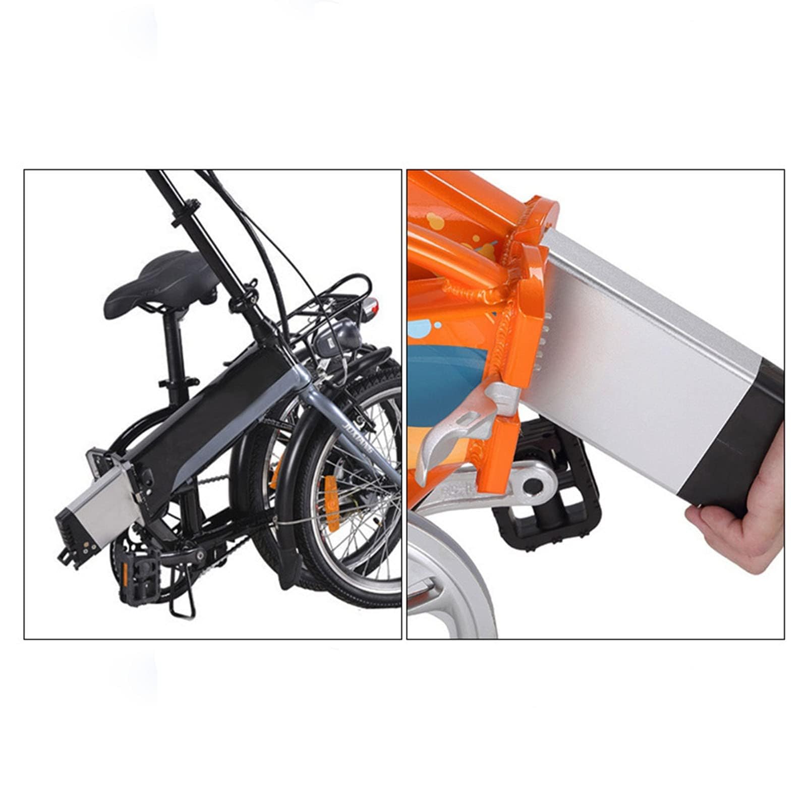 Batería de Bicicleta eléctrica 36v 12Ah para RichBit TOP-860 Litio Li-Ion Ebike Batería Plegable Batería de Litio integrada para RICHBIT TOP-016 RT-730 Motor de 500W 350W 200W