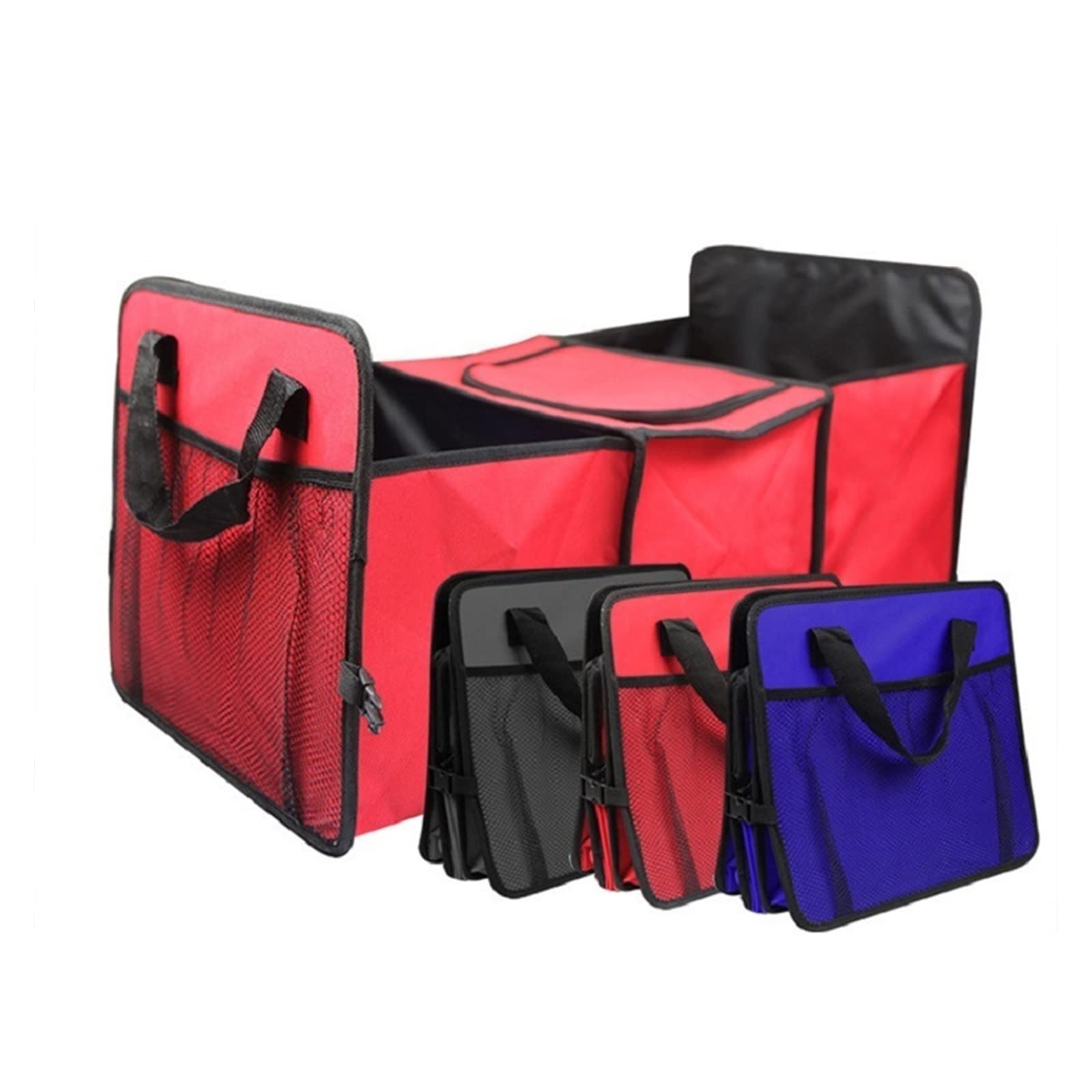 Xuanqingyi Store Scatola di immagazzinaggio dell'organizzatore del bagagliaio dell'auto Pieghevole antiscivolo Contenitore di stoccaggio del carico automatico Borsa for la conservazione degli alimenti