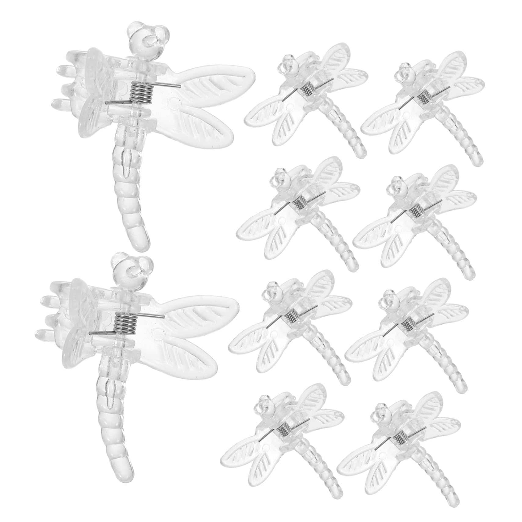 Toyvian 5 Sätze Transparente Orchideen Clips Für Pflanzenstütze Langlebige Klammern Für Ranken Und Gemüse Für Tomaten Und Bohnen Wetterbeständig Und Einfach Zu Handhaben 10 Stück * 5