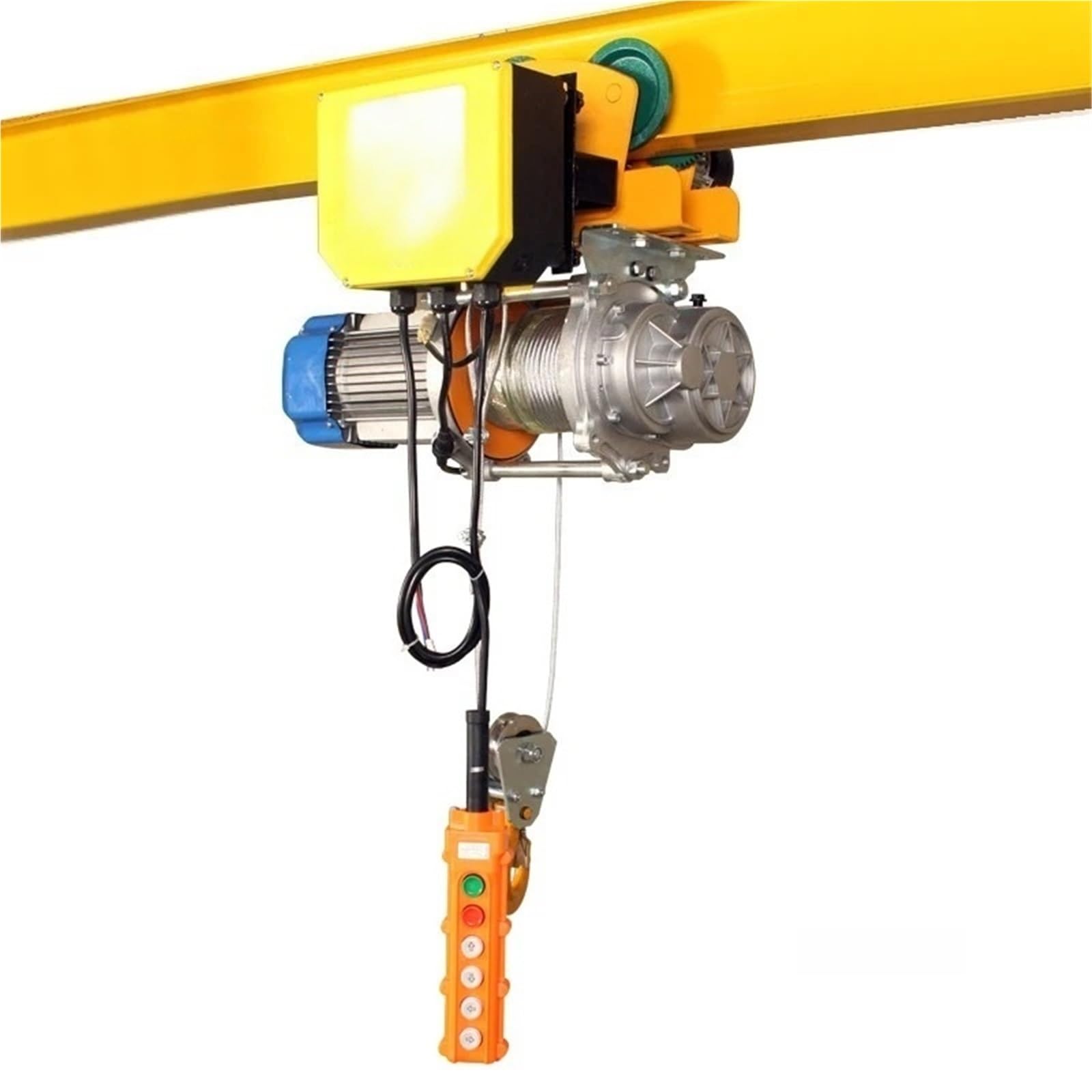Elektro-Seilzug Hebezeug Mit 220-V-Winde, Elektrische Hebekräne 380-V-Haushaltskran Laufkatze(220v-1 ton-12m B)