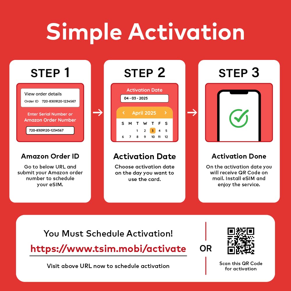 eSIM Canada Pendant 30 Jours | Numéro Local Canada avec appels, SMS et données 5G illimités | Recevez Une eSIM dans Les 24 Heures d'expédition | Partage de Points d'accès autorisés | Appel à Domicile