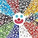 PH PandaHall 1 Box (About 700pcs) 10 Color 6x3mm Flat Round Evil Eye Lampwork Beads Handmade Beads Assortment Lot for Jewelry Making