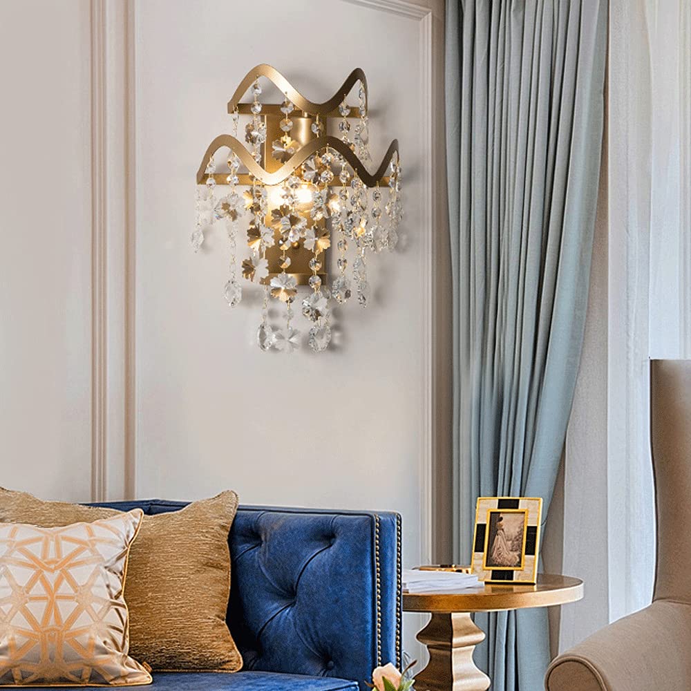 Portalámparas de Lujo Americano E27 de Cristal, Cristal Ciruela de Moda, iluminación de decoración de Sala de Estar, Dormitorio, Pasillo, cafetería y Montaje en Pared