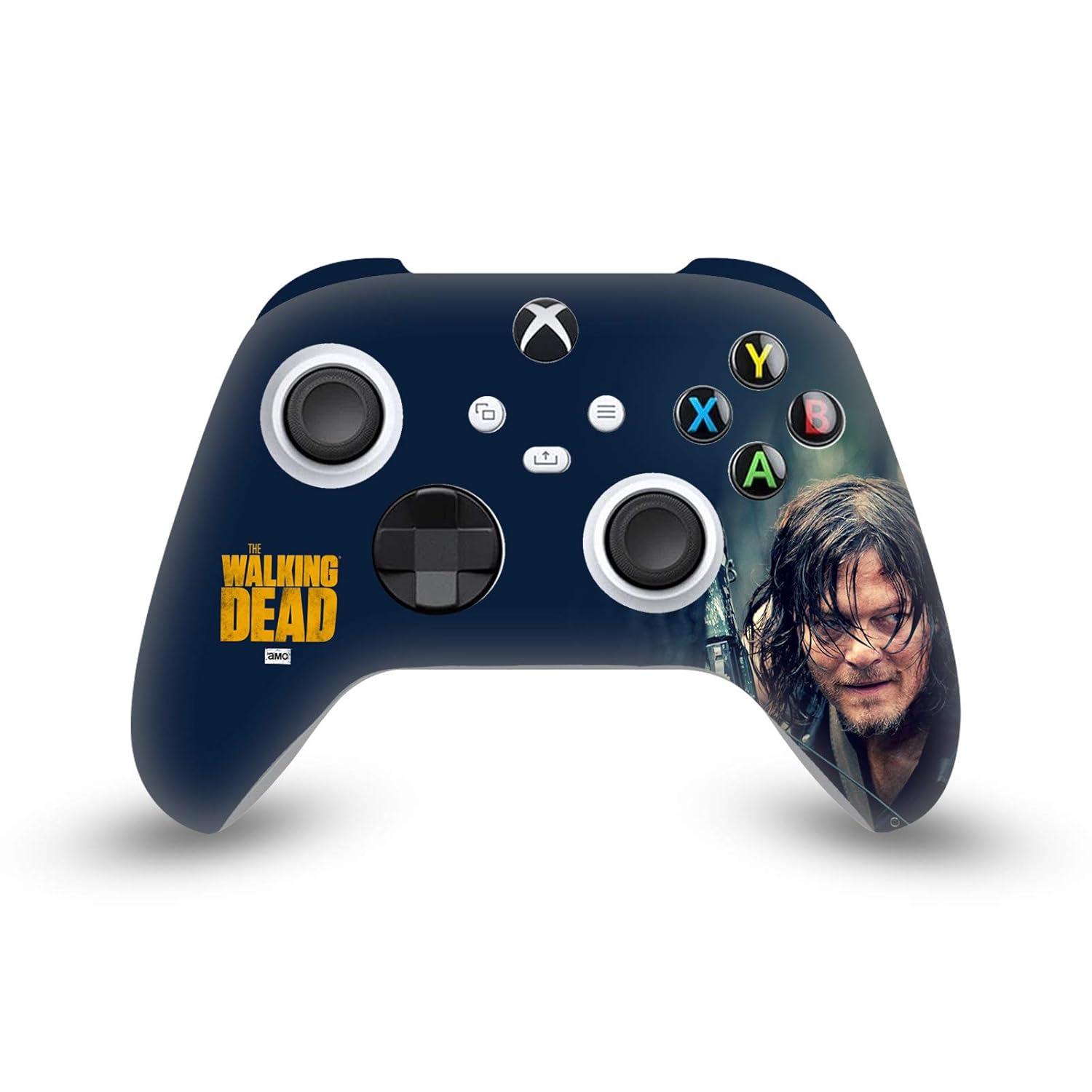 Head Case Designs Officially Licensed AMC The Walking Dead Daryl Lurk Daryl Dixon Graphics Game Console Wrap and Game Controller Skin Bundle Compatible With Xbox Series X