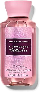 غسول الجسم ايه ثاوزند ويشز بحجم مناسب للسفر من باث اند بودي وركس، عبوة 88 مل بروائح خشبية مناسبة للجنسين