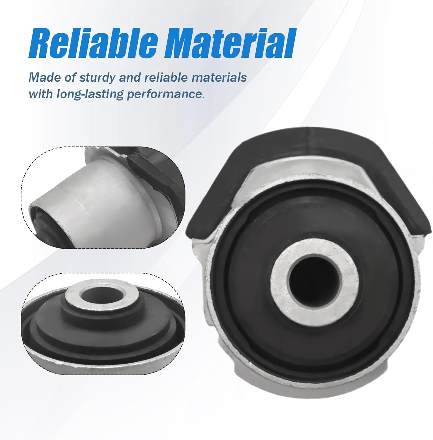 2Pcs 48725-08020 Rear Axle Beam Bushing Kit Left and Right Side, Replacement for Toyota Sienna SE XLE L Base LE CE 2004-2020, Replaces 48725-28080 48725-58030
