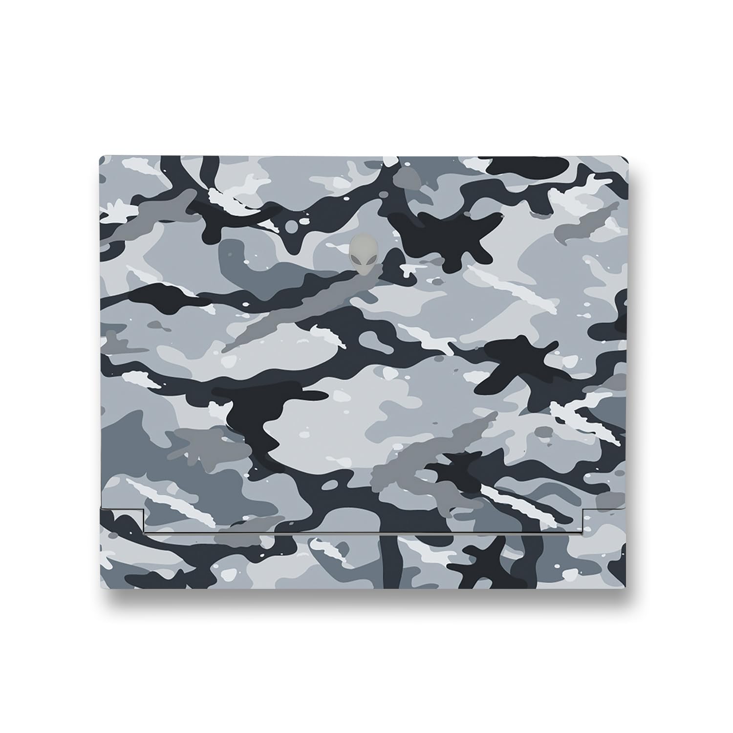MightySkins Skin Compatible with Alienware X14 R2 (2023) Full Wrap Kit - Gray Camouflage | Protective, Durable, and Unique Vinyl Decal wrap Cover | Easy to Apply &amp; Change Styles | Made in The USA
