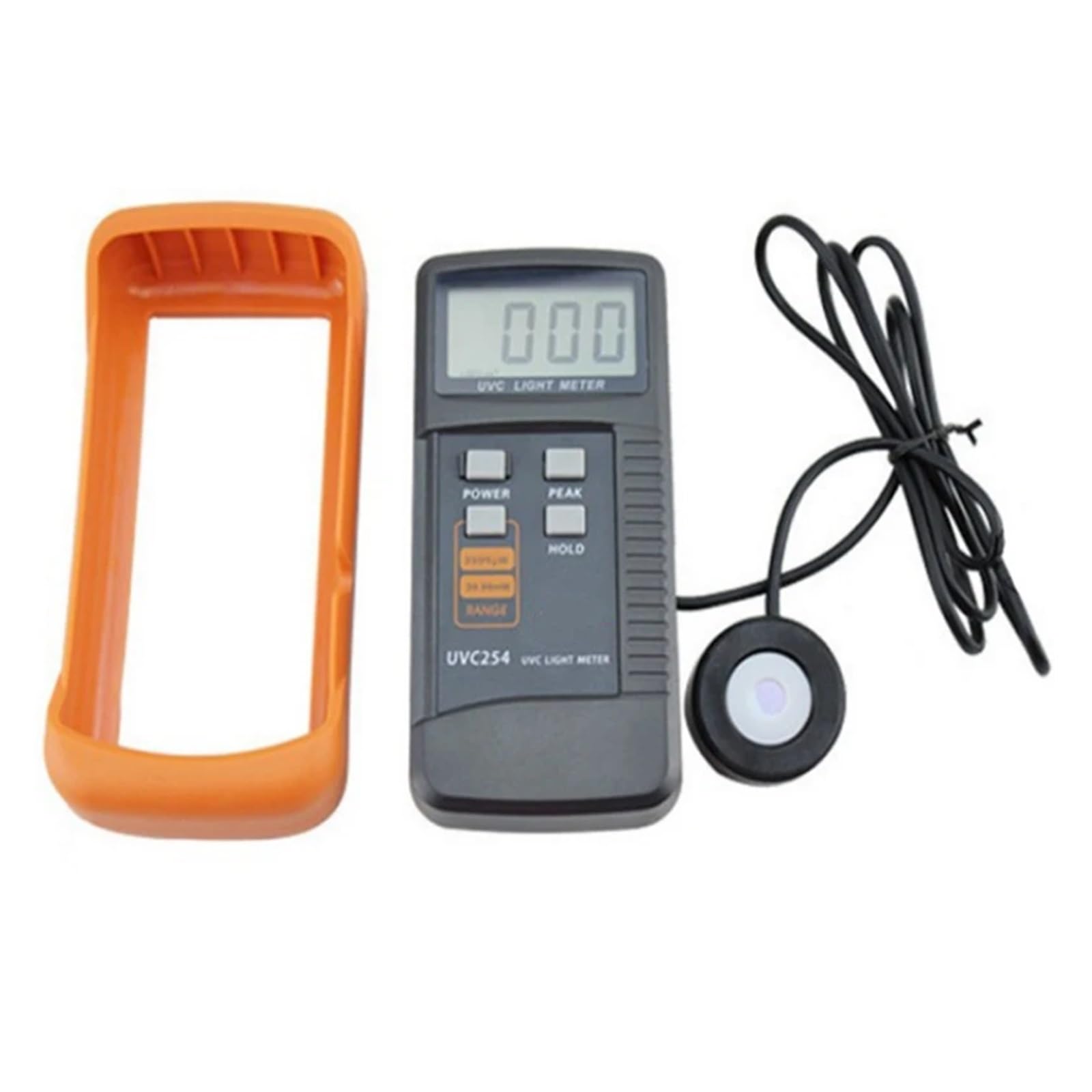 Medidor De Luz Espectro Banda Estrecha 248 Nm A 262 Detector Digital Intensidad Radiación UV Alta Precisión. Relación Resolución: 1 UW/cm² Alta Precisión