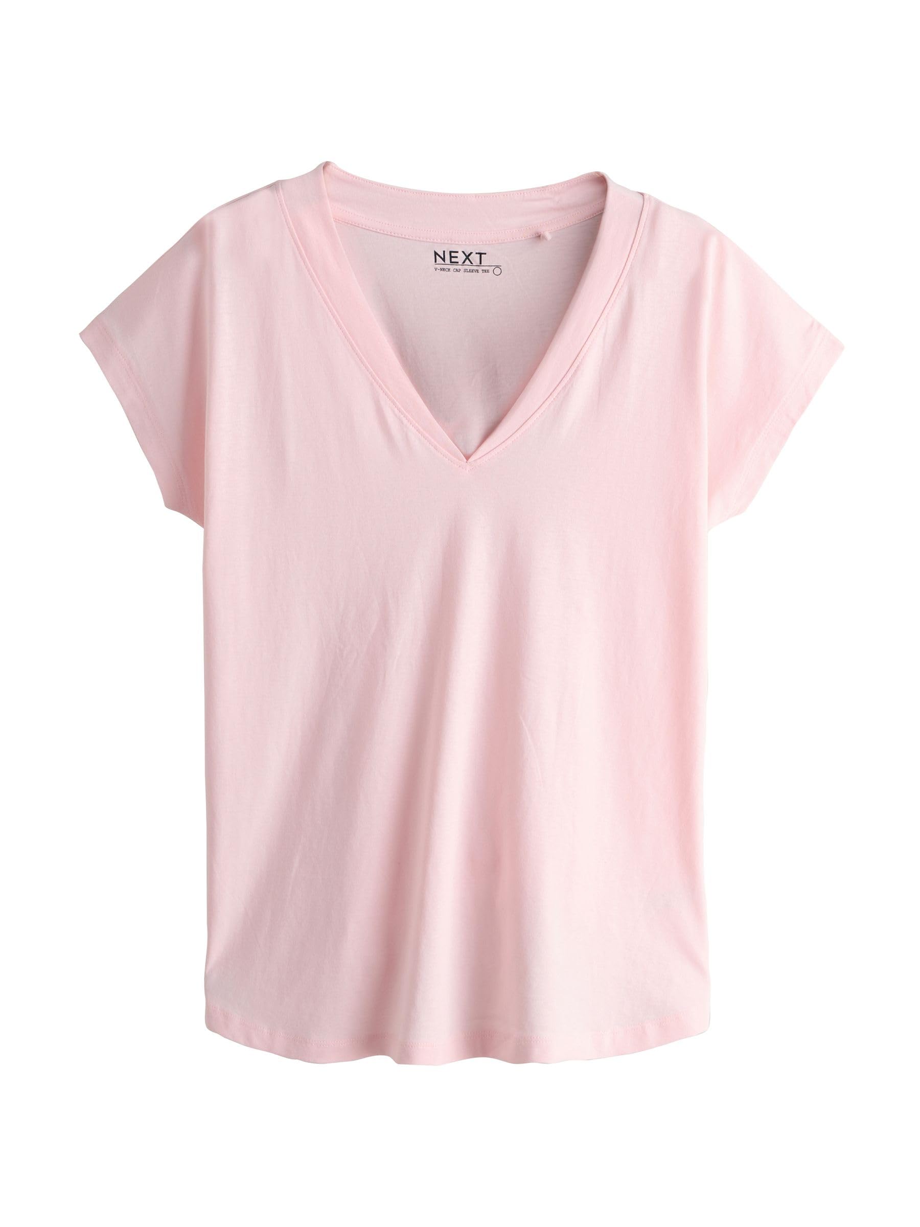 NEXT Damen 7er-Pack T-Shirts mit überschnittenen Schultern