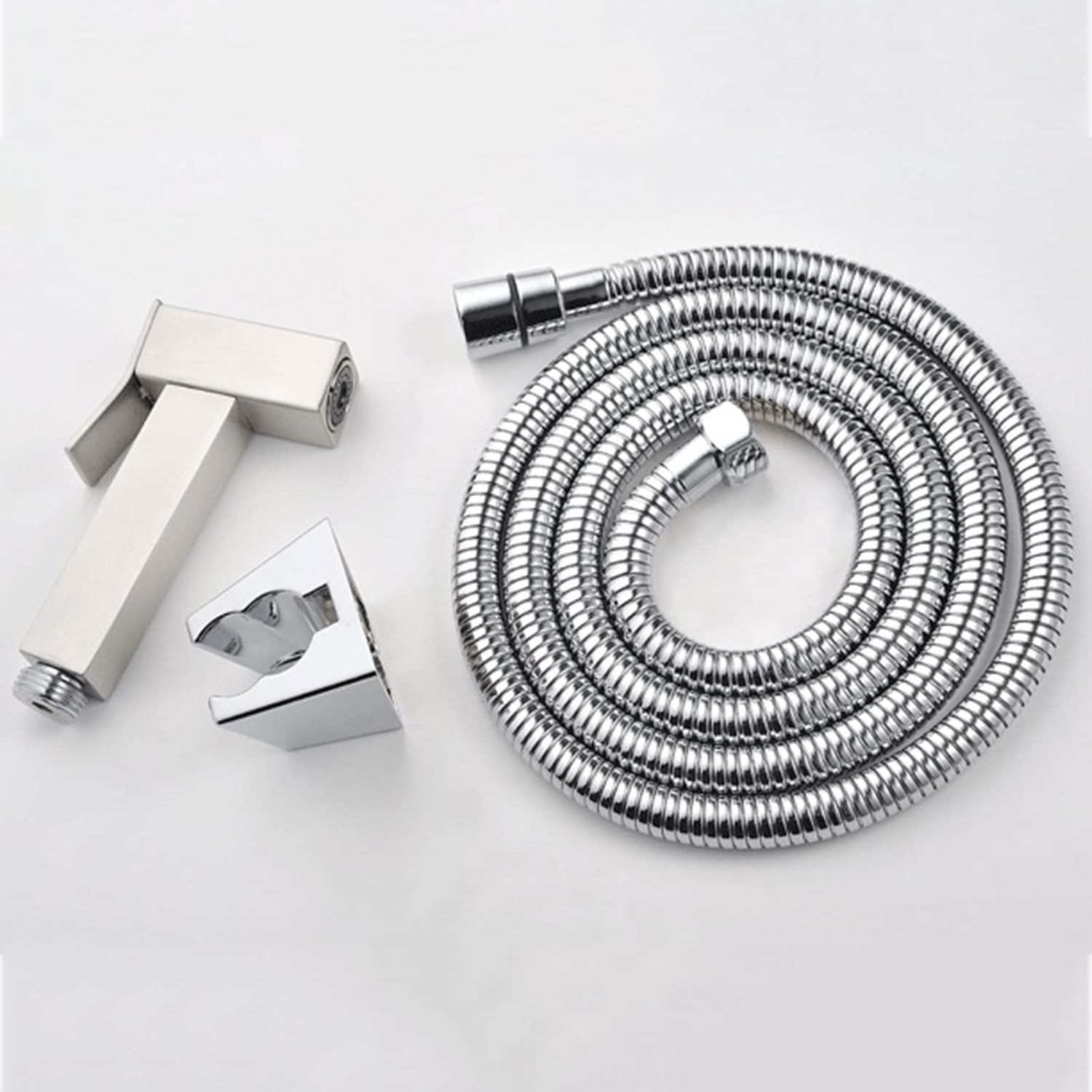 HandheldSprayer for Toilet Stainless Steel Brushed Baby Cloth Diaper Sprayer Portable Spray Attachment withHose, for Feminine Wash, Pet Washing, Easy to Install,1.2m Hose(1.2m Hose)