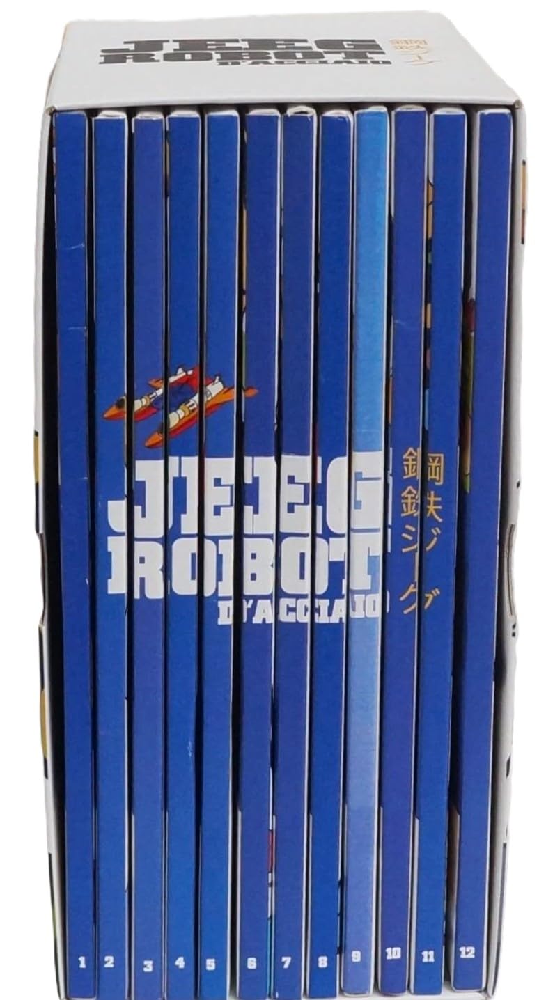 JEEG ROBOT D'ACCIAIO - cofanetto completo 12 DVD