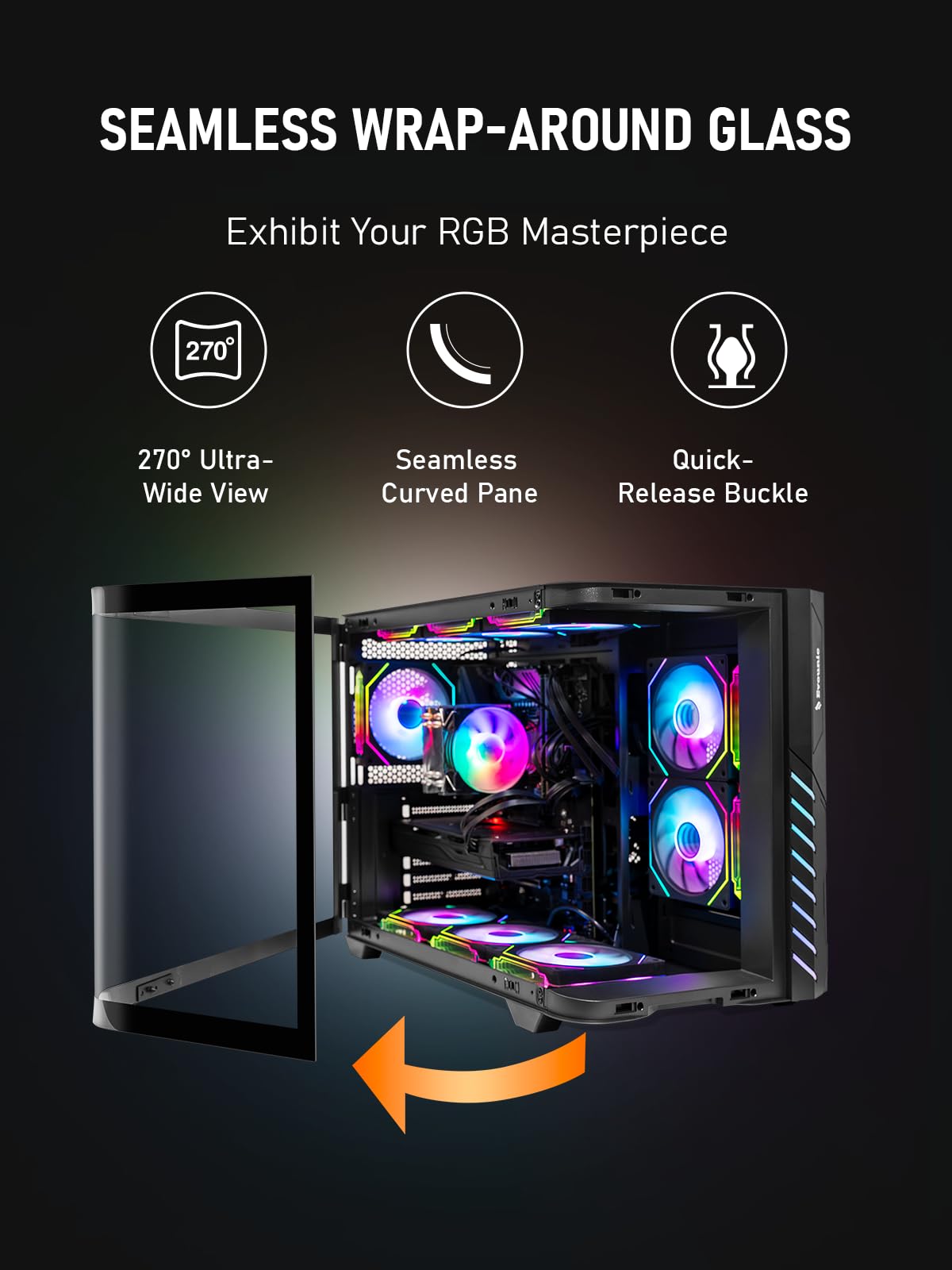 Amazon.co.jp: Evounic 水冷ゲーミングPCデスクトップ – i7-12700KF