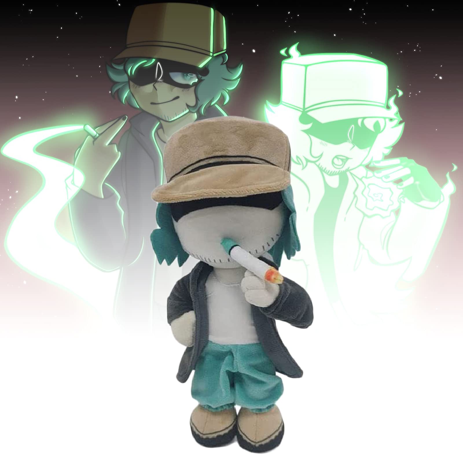 FNF Garcello plush, 9.8’’ Friday Night Funkin plush Garcello, soft FNF Garcello plushie for fans (Garcello)