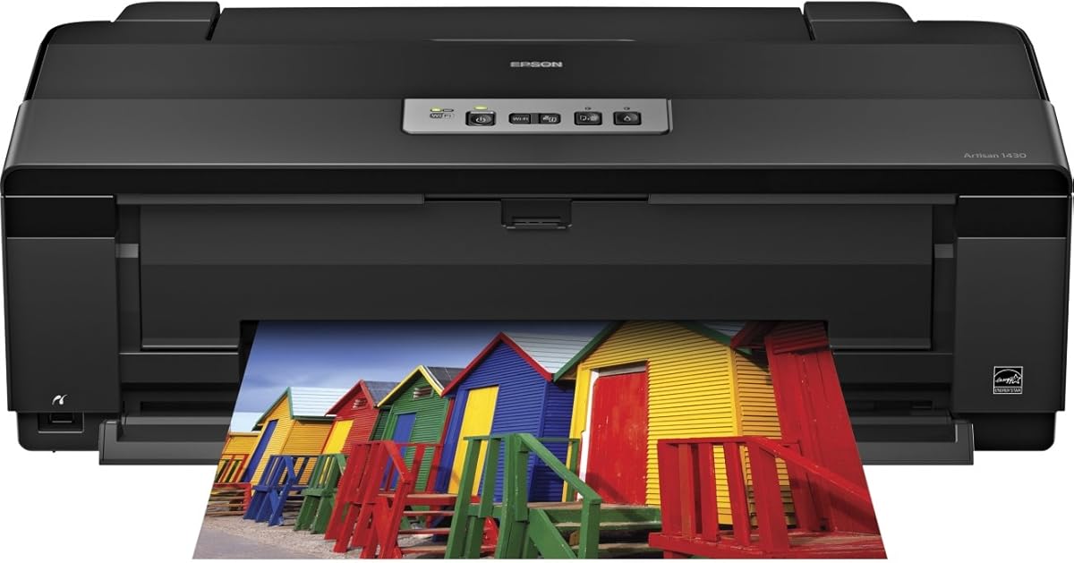 Epson Artisan 1430 Wireless Color Wide-Format Inkjet Printer (C11CB53201) : Office Products