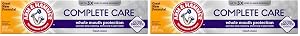Arm Hammer Complete Care Toothpaste Fresh Mint Whole Mouth Protection 6 0oz Pack of 2