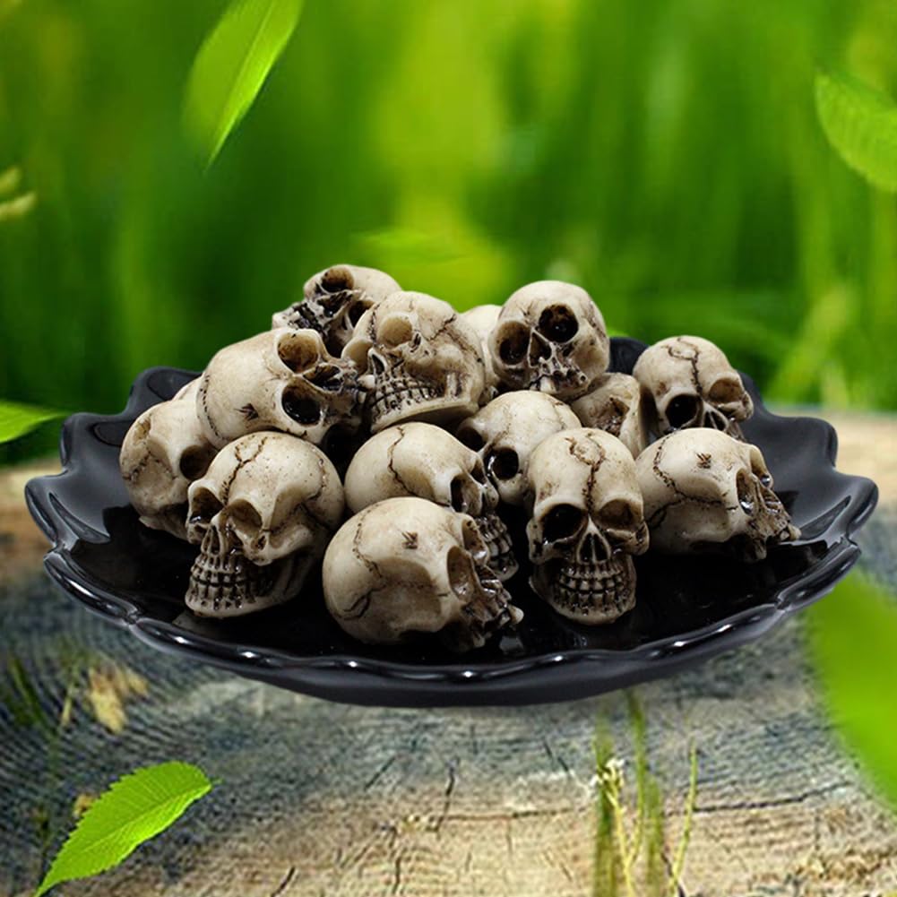 Collectable Halloween Decorative Skeleton Model 20Pcs Gothic Skull